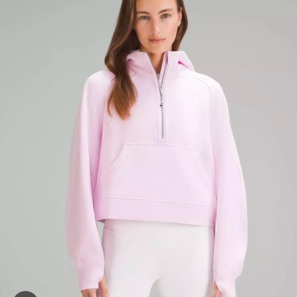 Lululemon Half Zip Scuba Light Pink